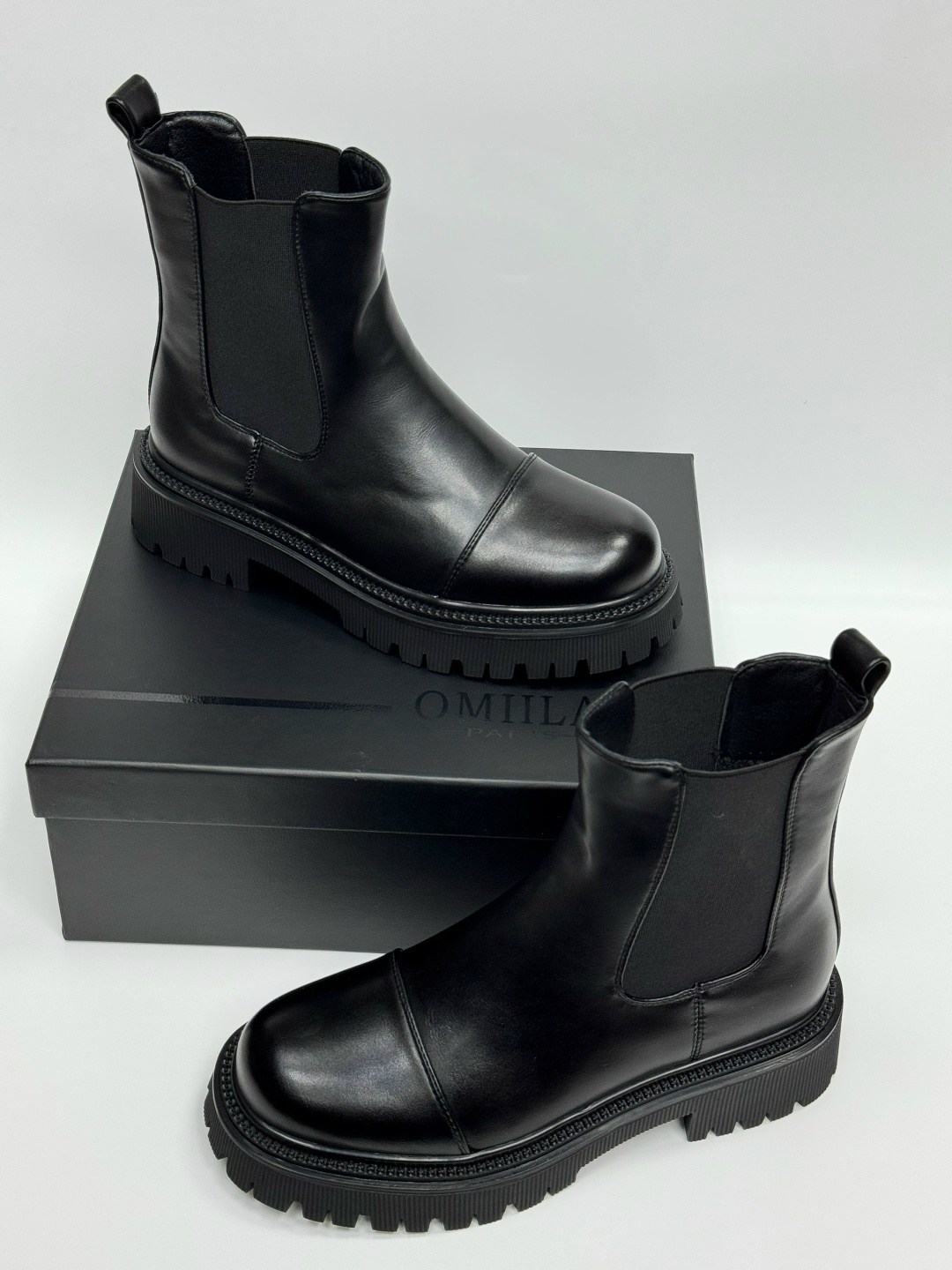 ,ботинки balenciaga,челси ботинки,ботинки женские,ботинки balenciaga tractor зимние черные
