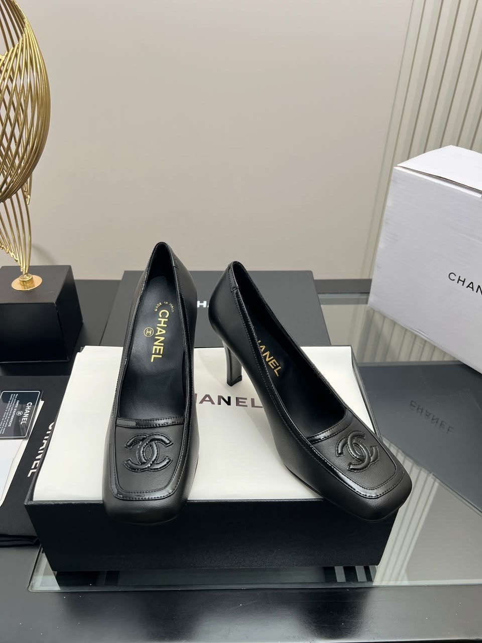 ,туфли chanel,туфли шанель с круглым каблуком,туфли шанель,туфли в стиле шанель
