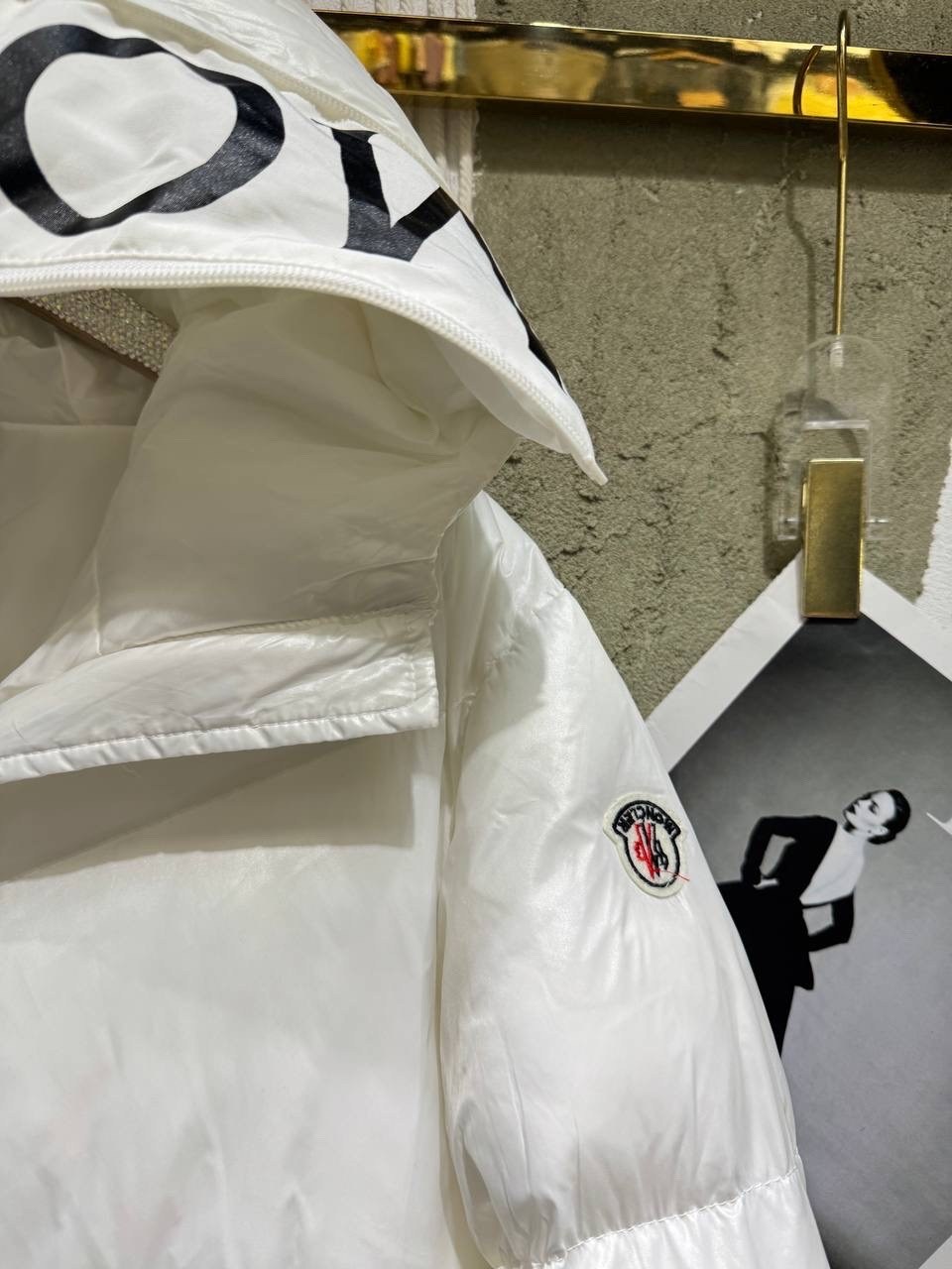 пуховик женский,пуховик moncler,куртка женская в стиле chanel,куртка теплая люкс в стиле chanel,короткий пуховик
