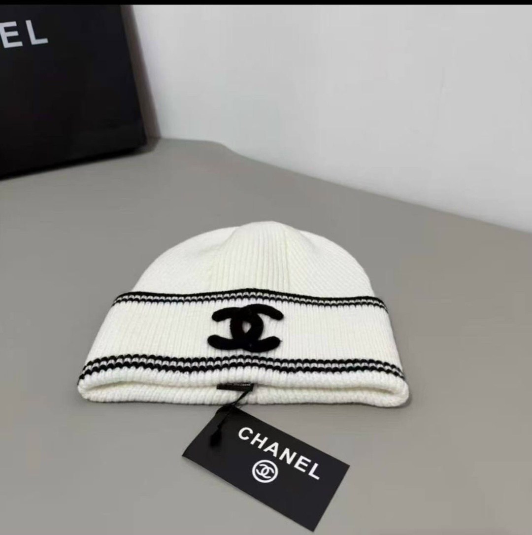 шапка chanel,шапка шанель,вязаная шапка chanel,шапка chanel 60105-luxe,шапка вязаная теплая,черный chanel