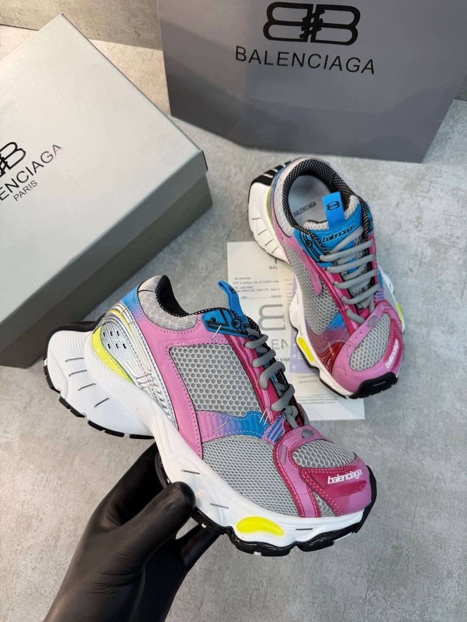 женские кроссовки balenciaga,кроссовки balenciaga,кроссовки balenciaga balenciaga кроссовки,кроссовки женские balenciaga track синий розовый, balenciaga