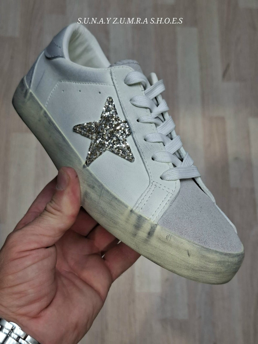 golden goose кеды hi star с блестками белый,,golden goose кеды с блестками,кеды golden goose,женские кроссовки