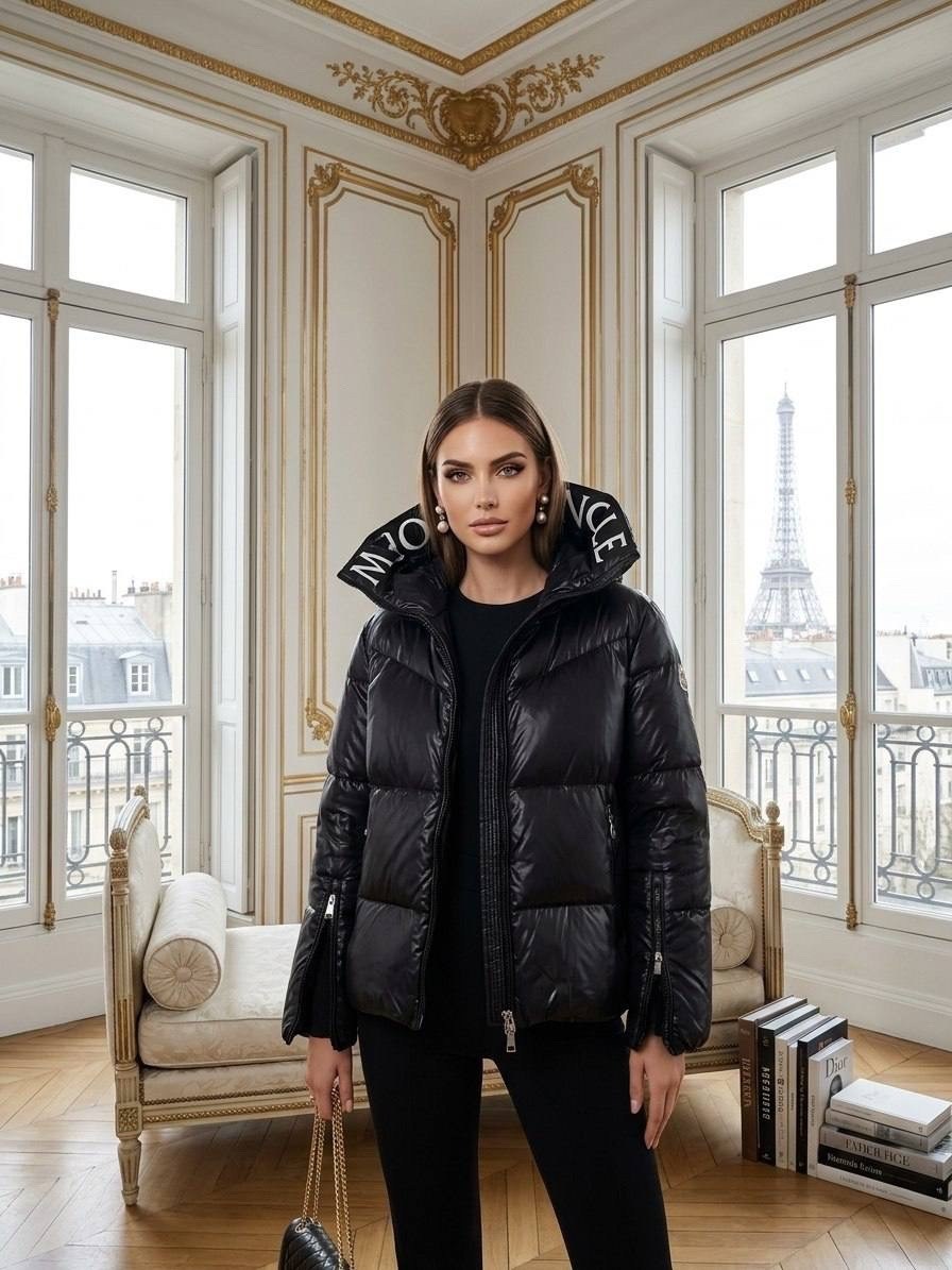 moncler черный пуховик maire,пуховик женский,пуховик,куртка,куртка пуховик