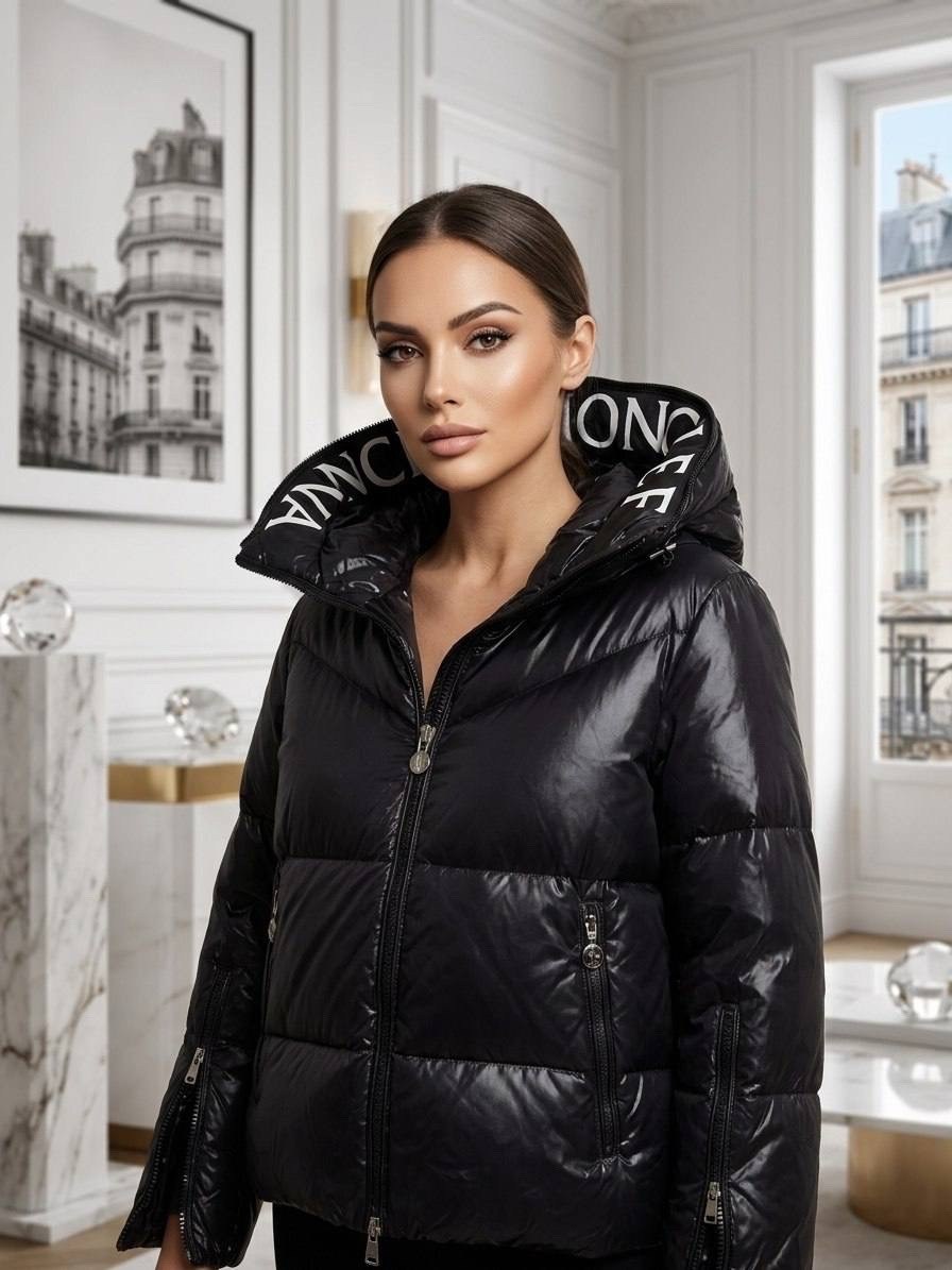 moncler черный пуховик maire,пуховик женский,пуховик,куртка,куртка пуховик