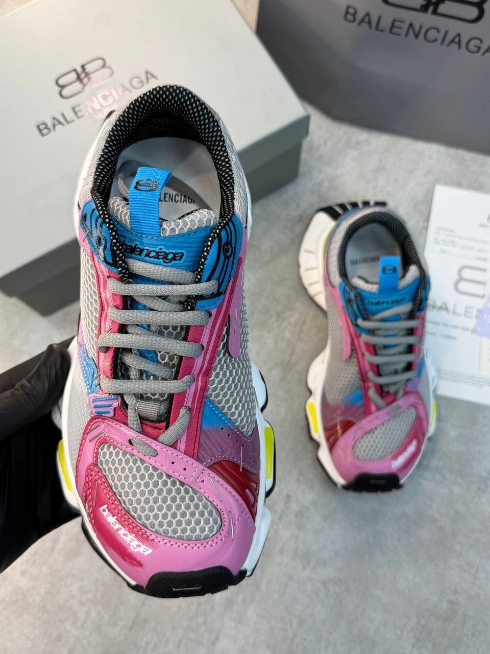 женские кроссовки balenciaga,кроссовки balenciaga,кроссовки balenciaga balenciaga кроссовки,кроссовки женские balenciaga track синий розовый, balenciaga