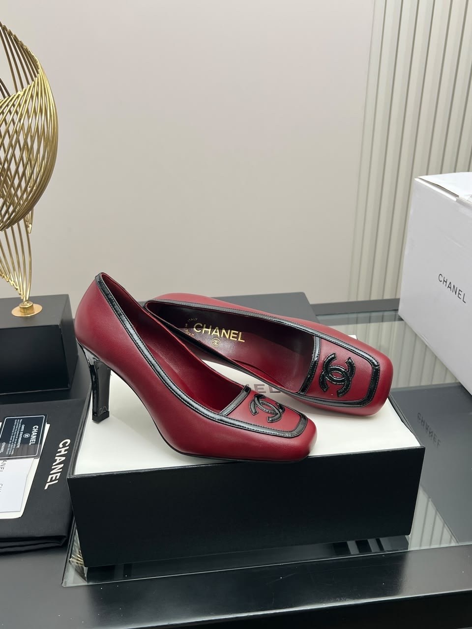 ,туфли chanel,туфли шанель с круглым каблуком,туфли шанель,туфли в стиле шанель