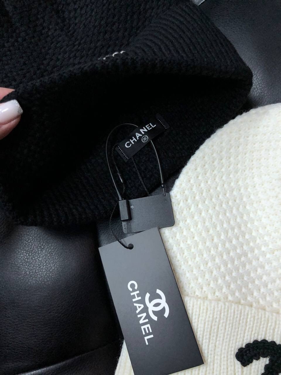 шапка chanel,вязаная шапка chanel,шапка chanel женская демисезонная ch13,шапка шанель,шапка бини