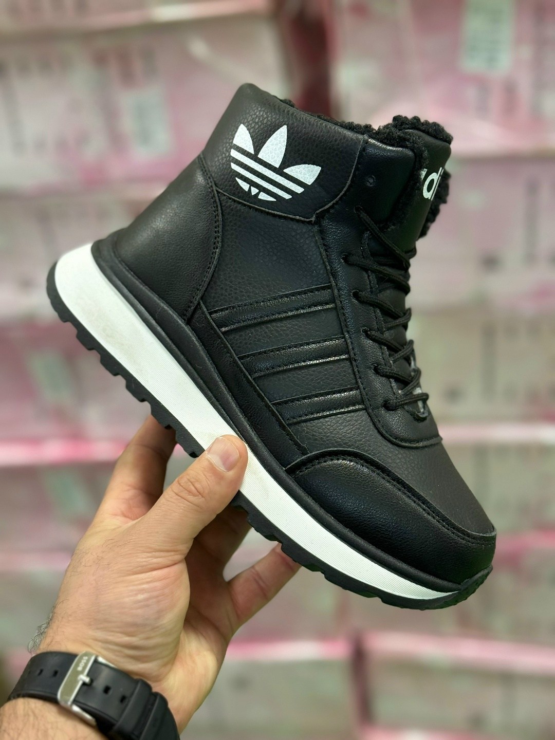 зимние кроссовки adidas женские,женские зимние кроссовки,,женские кроссовки зима 8542-6 белые,кроссовки зимние