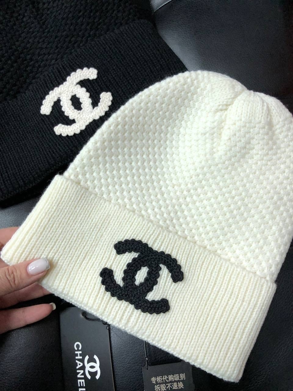 шапка chanel,вязаная шапка chanel,шапка chanel женская демисезонная ch13,шапка шанель,шапка бини