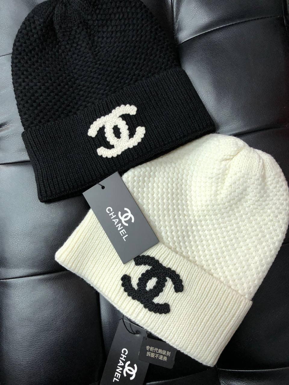 шапка chanel,вязаная шапка chanel,шапка chanel женская демисезонная ch13,шапка шанель,шапка бини