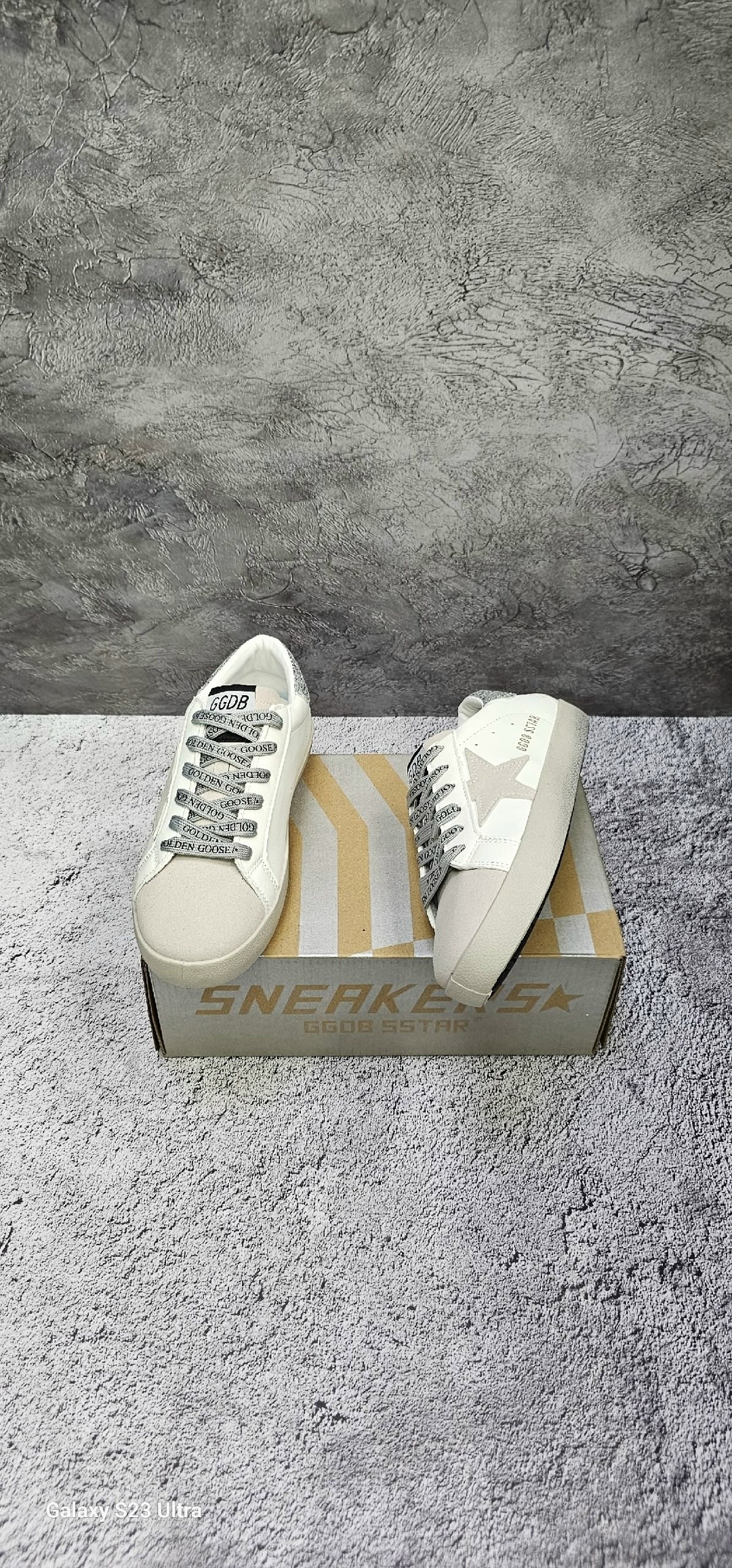 кроссовки golden goose,golden goose кеды super-star с блестками белый,,кеды golden goose,golden goose