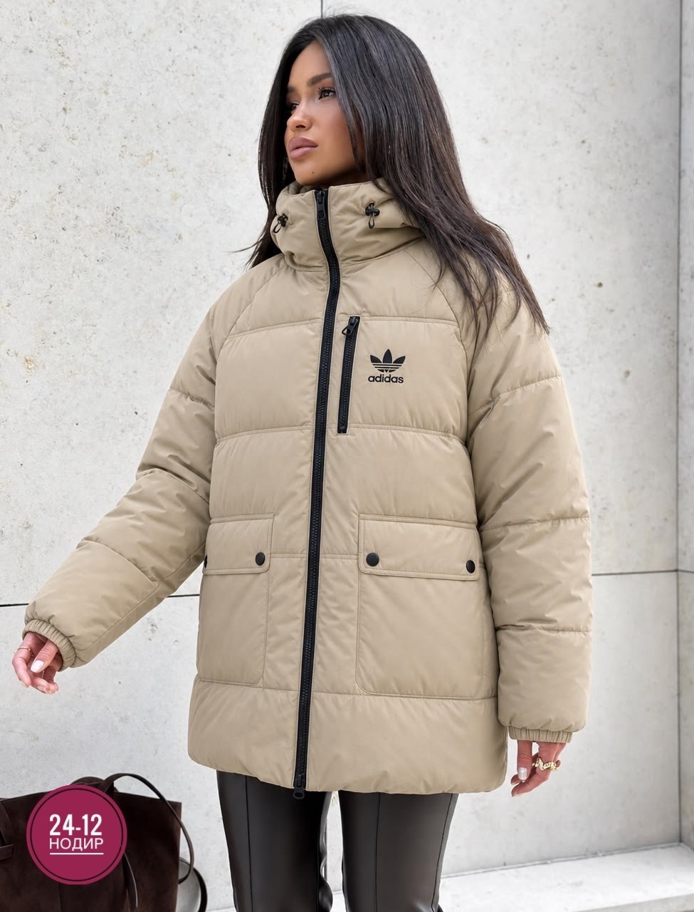 куртка женская,пуховик женский adidas,куртка,куртка модная,стильная куртка