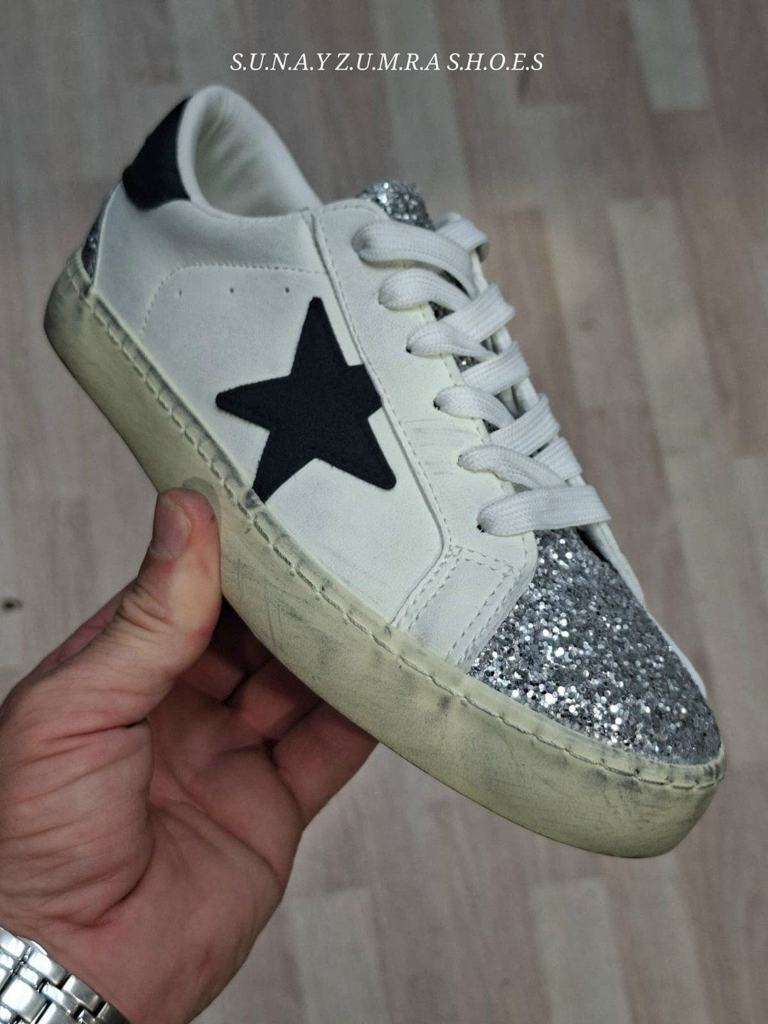 golden goose кеды hi star с блестками белый,,golden goose кеды с блестками,кеды golden goose,женские кроссовки