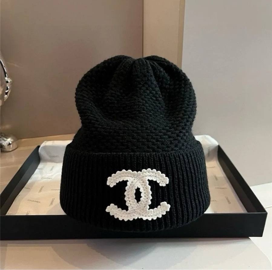 шапка chanel,вязаная шапка chanel,шапка chanel женская демисезонная ch13,шапка шанель,шапка бини