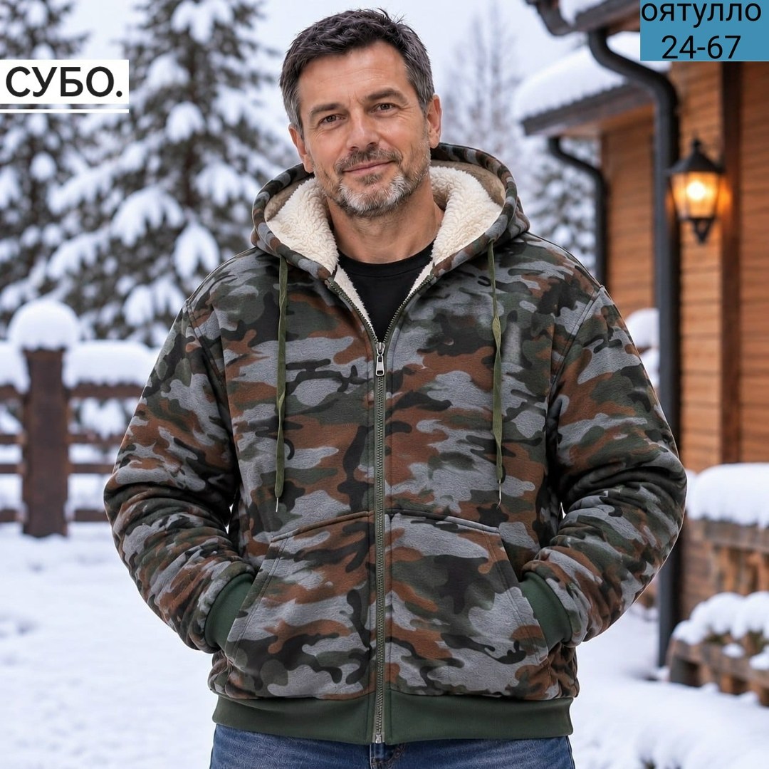 мужская толстовка,куртка на флисе мужская,толстовка на меху,куртка на флисе,мужская зимняя куртка с камуфляжным принтом