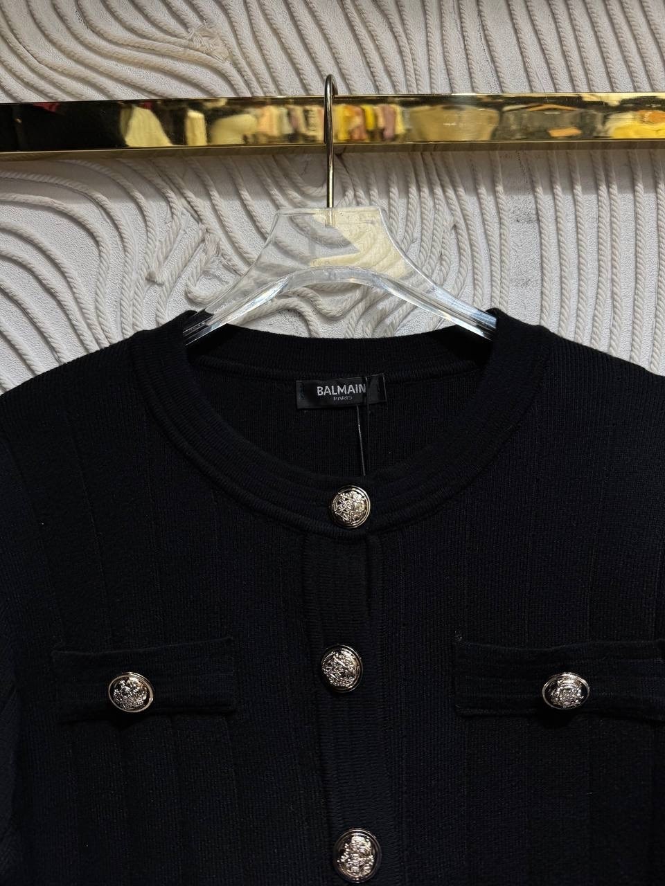 женское платье-пиджак balmain чёрного цвета,платье пиджак balmain,костюм с юбкой,костюм с юбкой женский,одежда женская