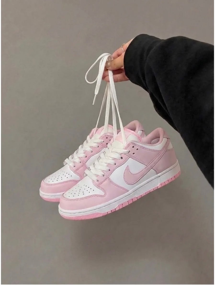 розовый nike,nike dunk low gs 'triple pink',женские кроссовки,кроссовки найк розовые,кроссовки