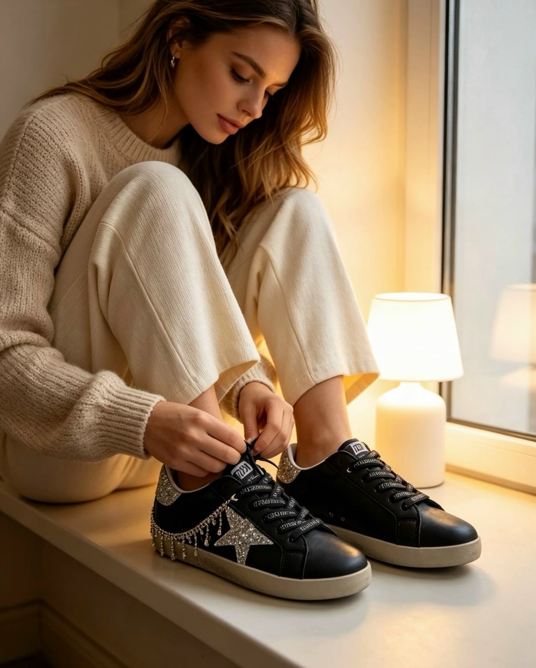 golden goose sneakers,golden goose superstar strass embellished smudged leather sneakers,golden goose super star,golden goose shoes,кроссовки golden goose