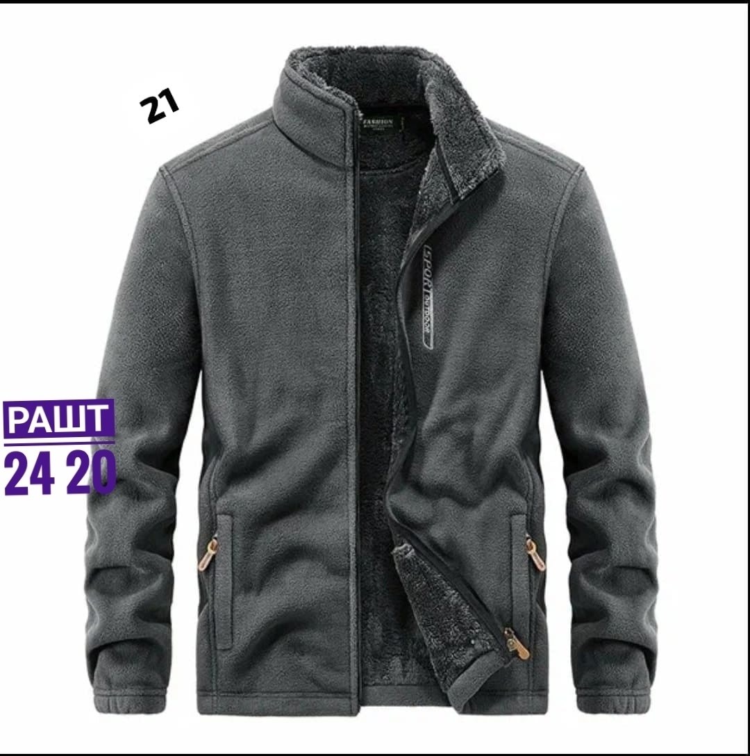 мужская теплая флисовая куртка с воротником-стойкой,мужская флисовая куртка,chaifenko флисовая куртка мужская,флисовые куртки,флисовая куртка