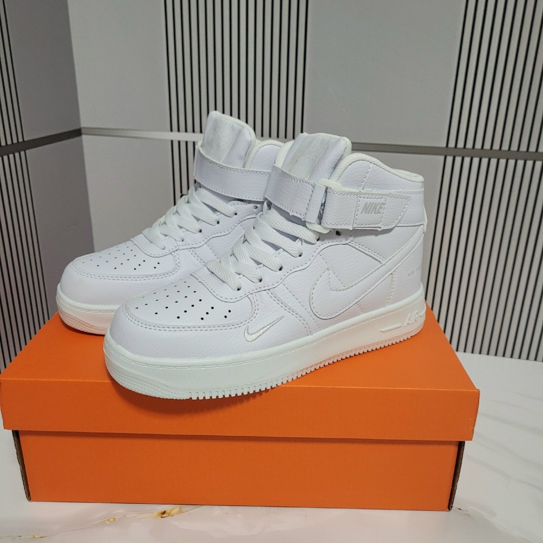 кросcовки nike air force 1,nike air force 1 mid white,кроссовки,nike air force 1 mid,зимние кроссовки nike air force 1 mid
