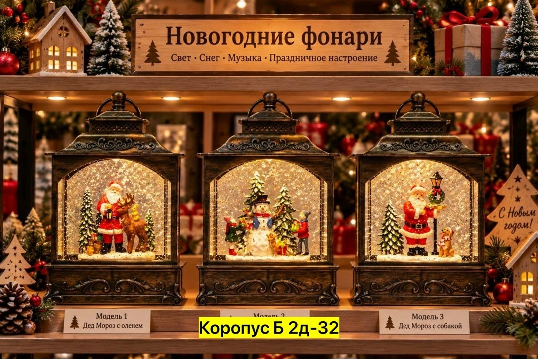большой новогодний фонарь и светильник "сказочный камин" с метелью и новогодней музыкой,фонарь новогодний музыкальный светильник со снегом,новогодний фонарь и светильник с метелью и новогодней музыкой