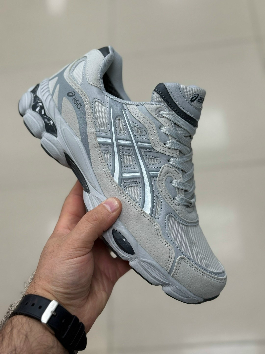 кроссовки asics gel-nyc graphite grey black,кроссовки asics,кроссовки asics gel nyc,спортивная ,мужские кроссовки asics