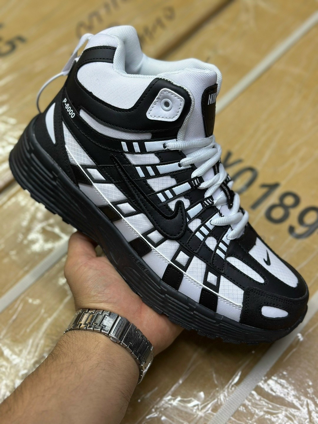 зимние кроссовки nike p-6000 high,кроссовки зимние nike,кроссовки мужские зимние nike,мужские кроссовки nike,nike p-6000 high black grey зимние