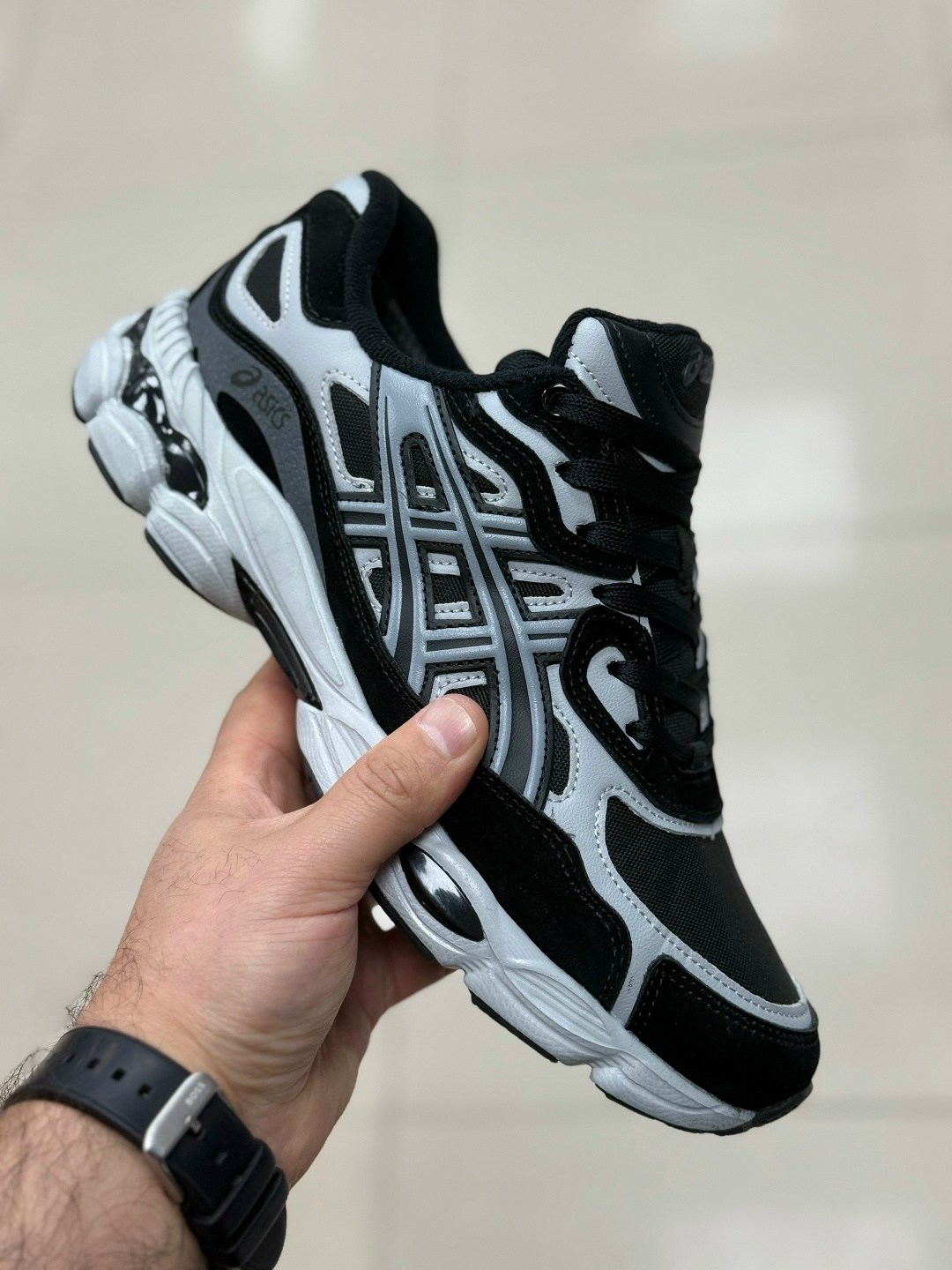 кроссовки asics gel-nyc graphite grey black,кроссовки asics,кроссовки asics gel nyc,спортивная ,мужские кроссовки asics
