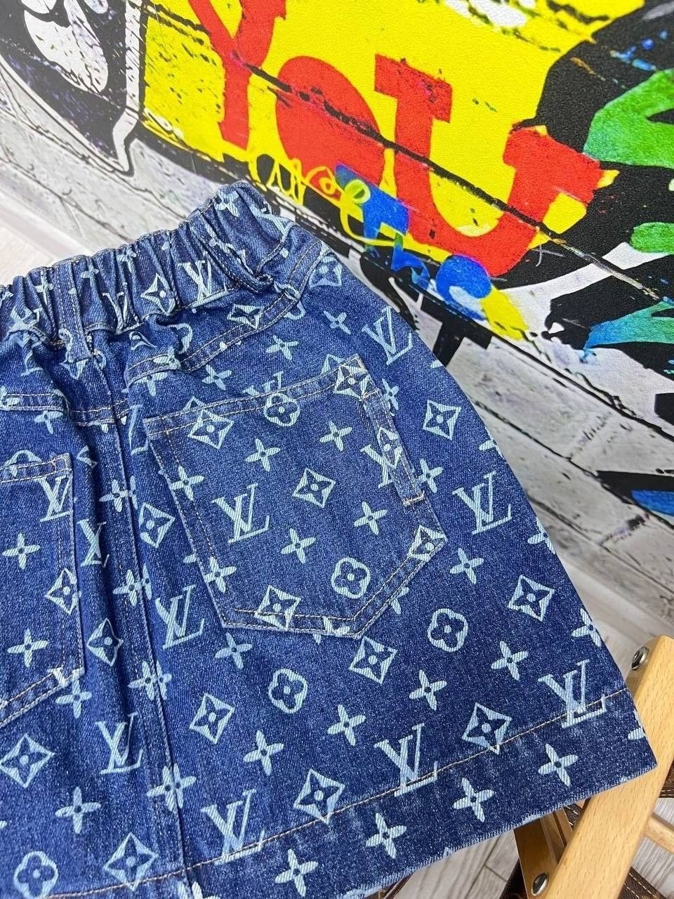 юбки луи виттон,юбка louis vuitton,джинсовая юбка,louis vuitton monogram,луи виттон шорты женские
