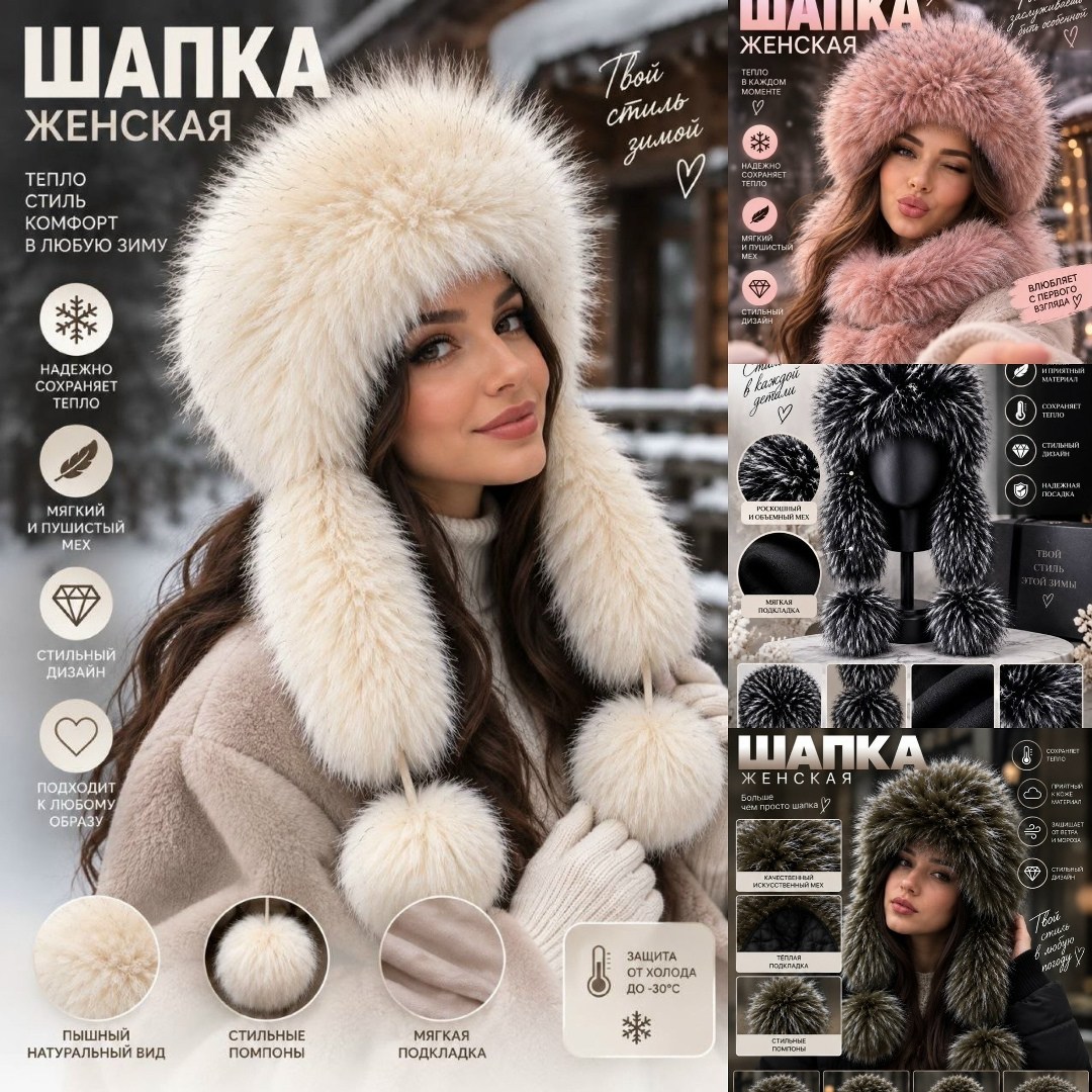 шапка-ушанка женская из песца "тауп",женская зимняя меховая шапка,шапка ушанка женская,меховая шапка,шапка ушанка женская меховая