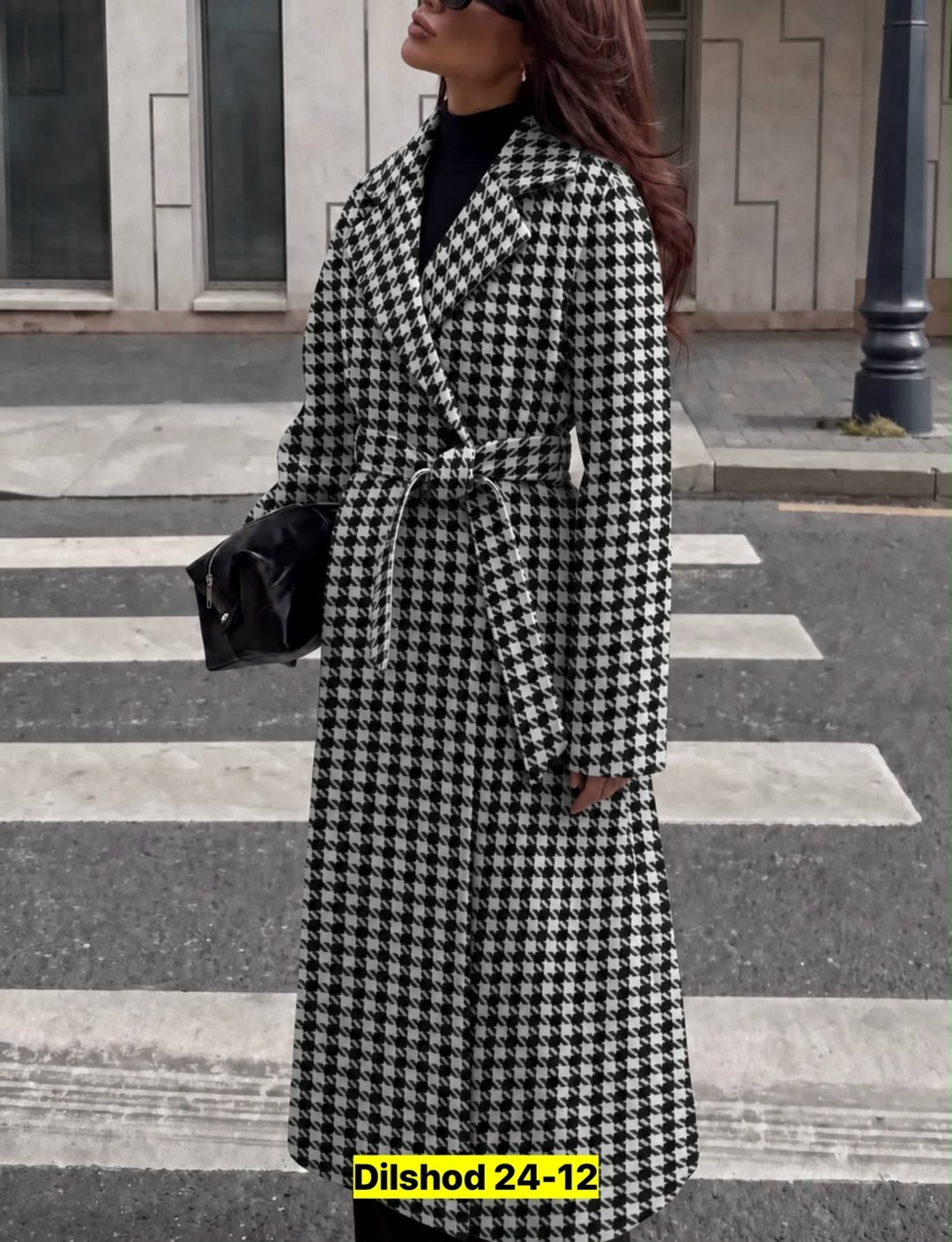 пальто в клетку,пальто в гусиную лапку,длинное пальто женское,пальто zara гусиная лапка,длинное пальто