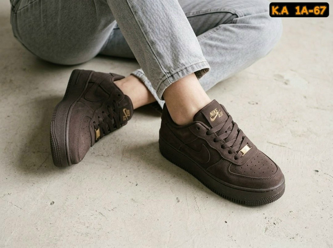 ,nike air force 1 07,кроссовки air force 1,коричневые кроссовки,nike air force 1 low