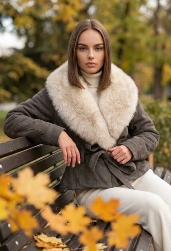 дубленка женская,женские дубленки paffos,короткая дубленка,дубленка,дубленка укороченная