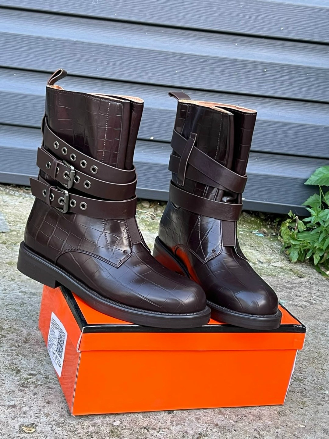 ботинки hermes,женские ботинки,, женская,ботинки эко кожа