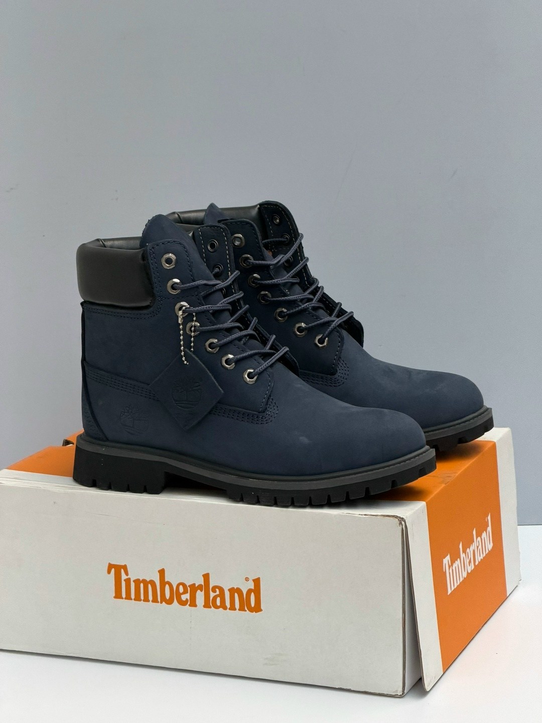 ботинки мужские timberland,,timberland premium 6 inch,тимберленд  синие,ботинки timberland