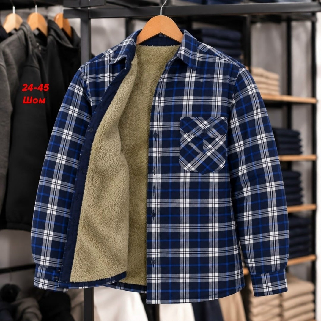 рубашка в клетку теплая h&h fashion,рубашка теплая на флисе,теплая рубашка,рубашка в клетку теплая h&h fashion 505593248,мужская клетчатая рубашка