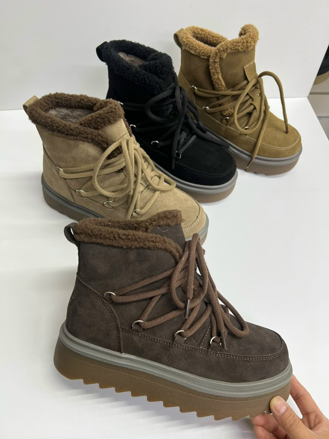 угги зимние замшевые shugo collection 273300622,,угги зимние замшевые shugo collection,женские угги,угги зимние на платформе