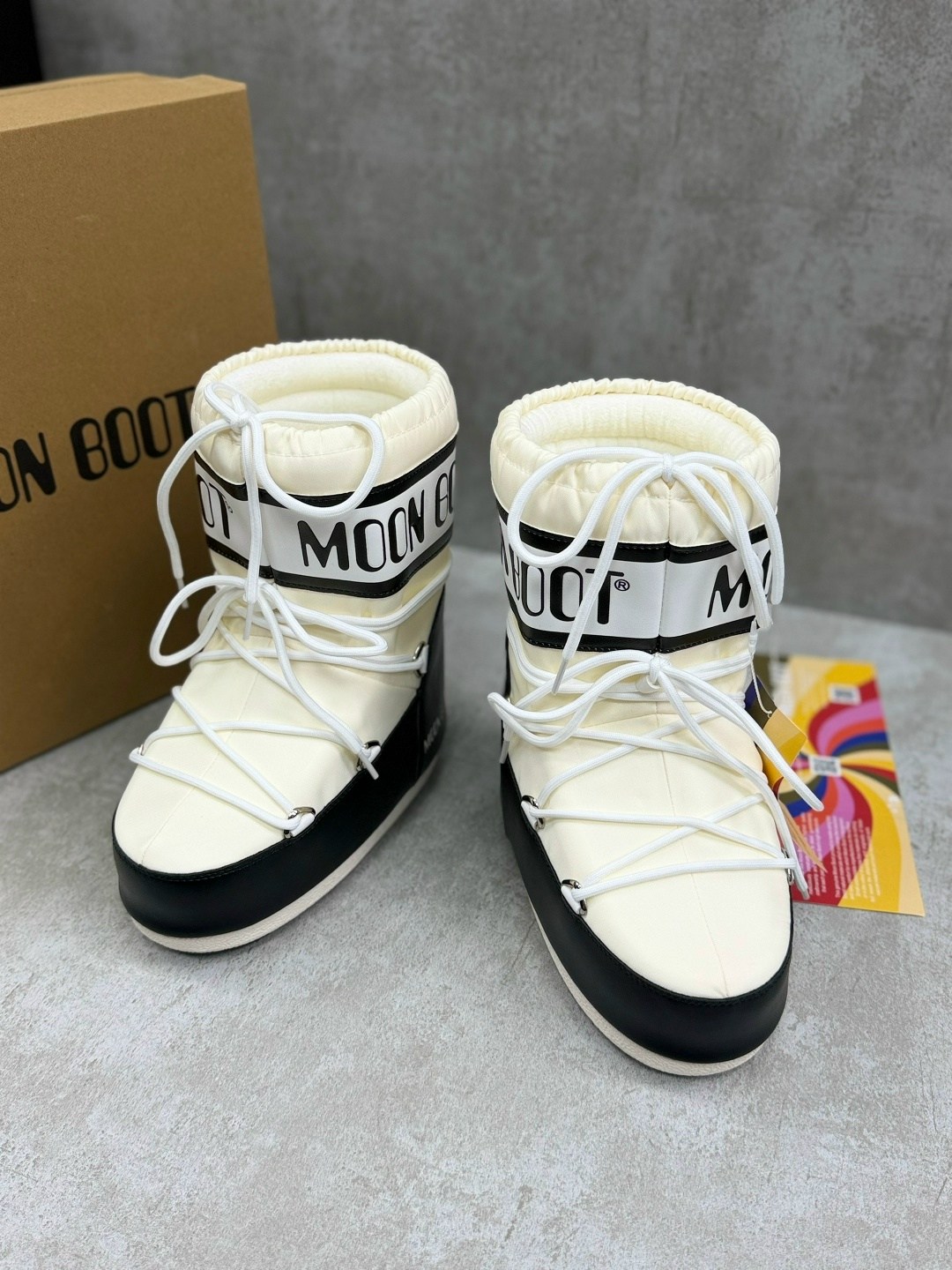 зимние ботинки moon boot,зимние сапоги moon boot,детские зимние ботинки icon nylon moon boot коричневый, луноходы женские moon boot,луноходы moon boot