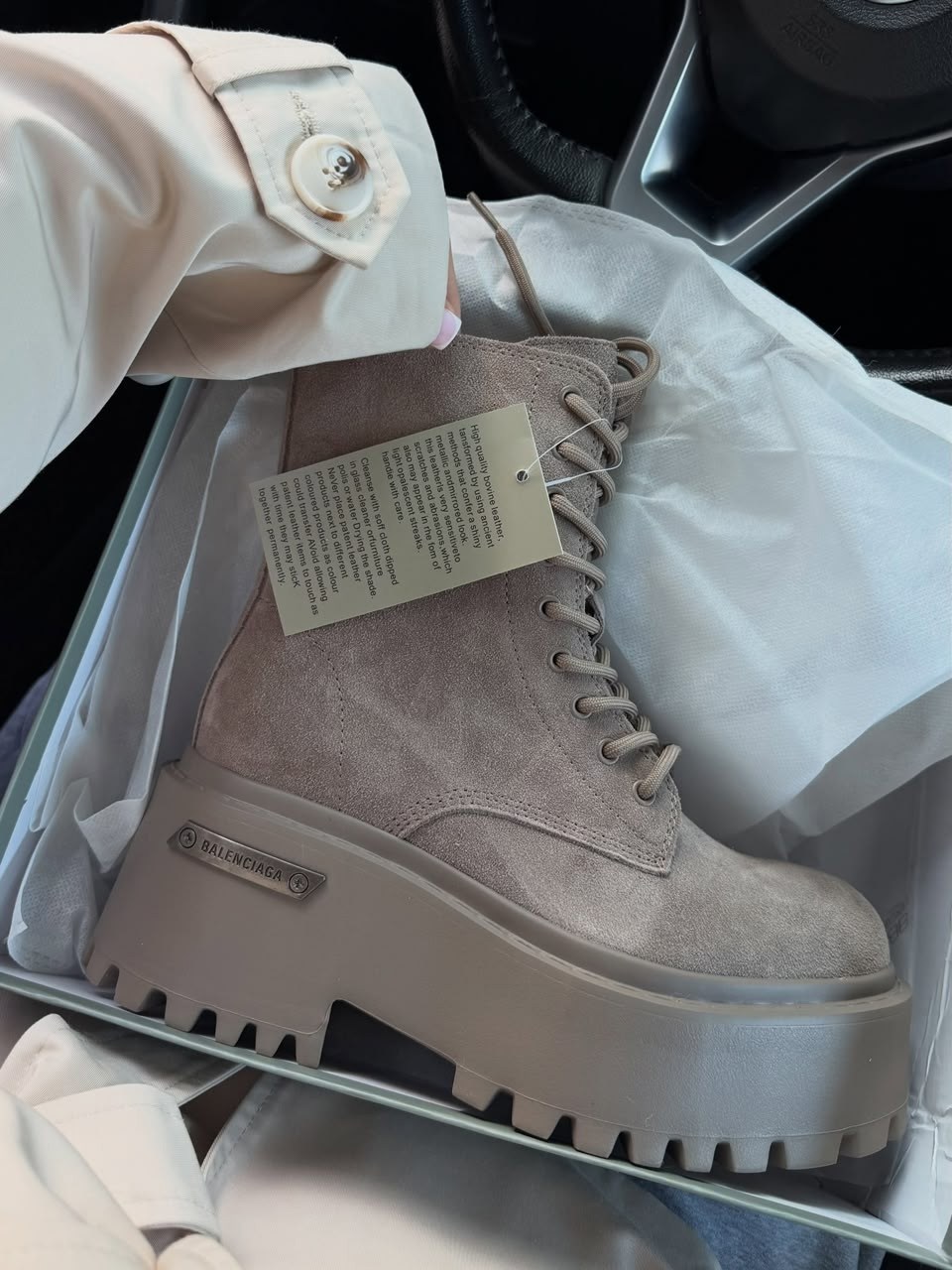 ботинки balenciaga зима натуральная замша,,ботинки модные,ботинки женские,ботинки