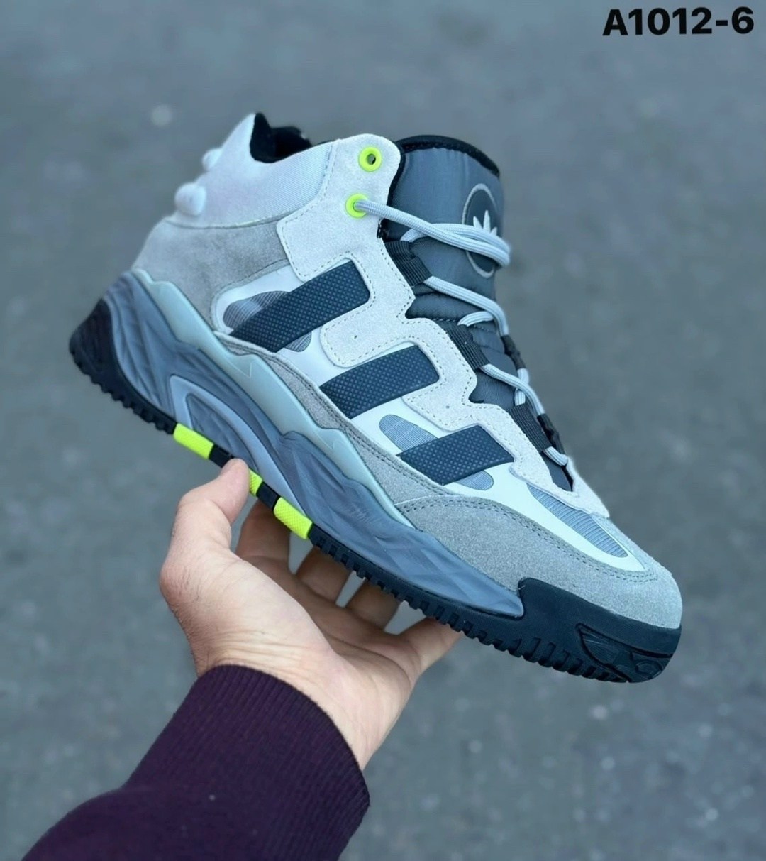 зимние кроссовки adidas niteball ii hi,зимние кроссовки adidas niteball ii hi цвет серый,зимние кроссовки adidas niteball hi,кроссовки adidas niteball,мужские кроссовки adidas niteball