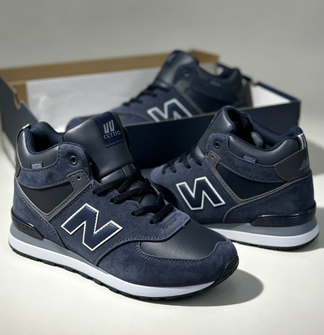 зимние кроссовки new balance 574,зимние кроссовки new balance 574 mid,кроссовки new balance 574 высокие зимние,зимние кроссовки new balance 574 mid синий,зимние кроссовки new balance