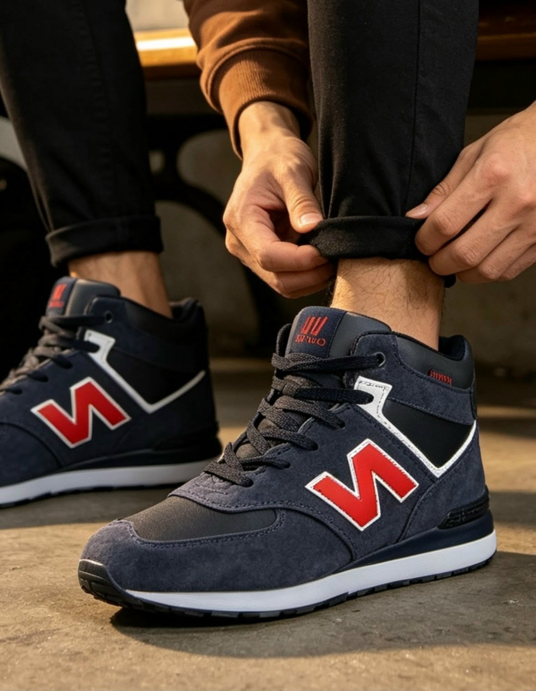 зимние кроссовки new balance 574 mid цвет синий,зимние кроссовки new balance 574 mid,зимние кроссовки new balance,кроссовки new balance 574,кроссовки зимние new balance 574 mid suede blue