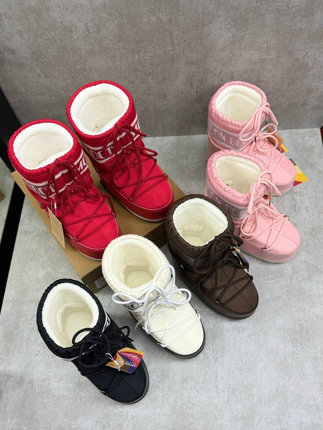 зимние ботинки moon boot,зимние сапоги moon boot,детские зимние ботинки icon nylon moon boot коричневый, луноходы женские moon boot,луноходы moon boot