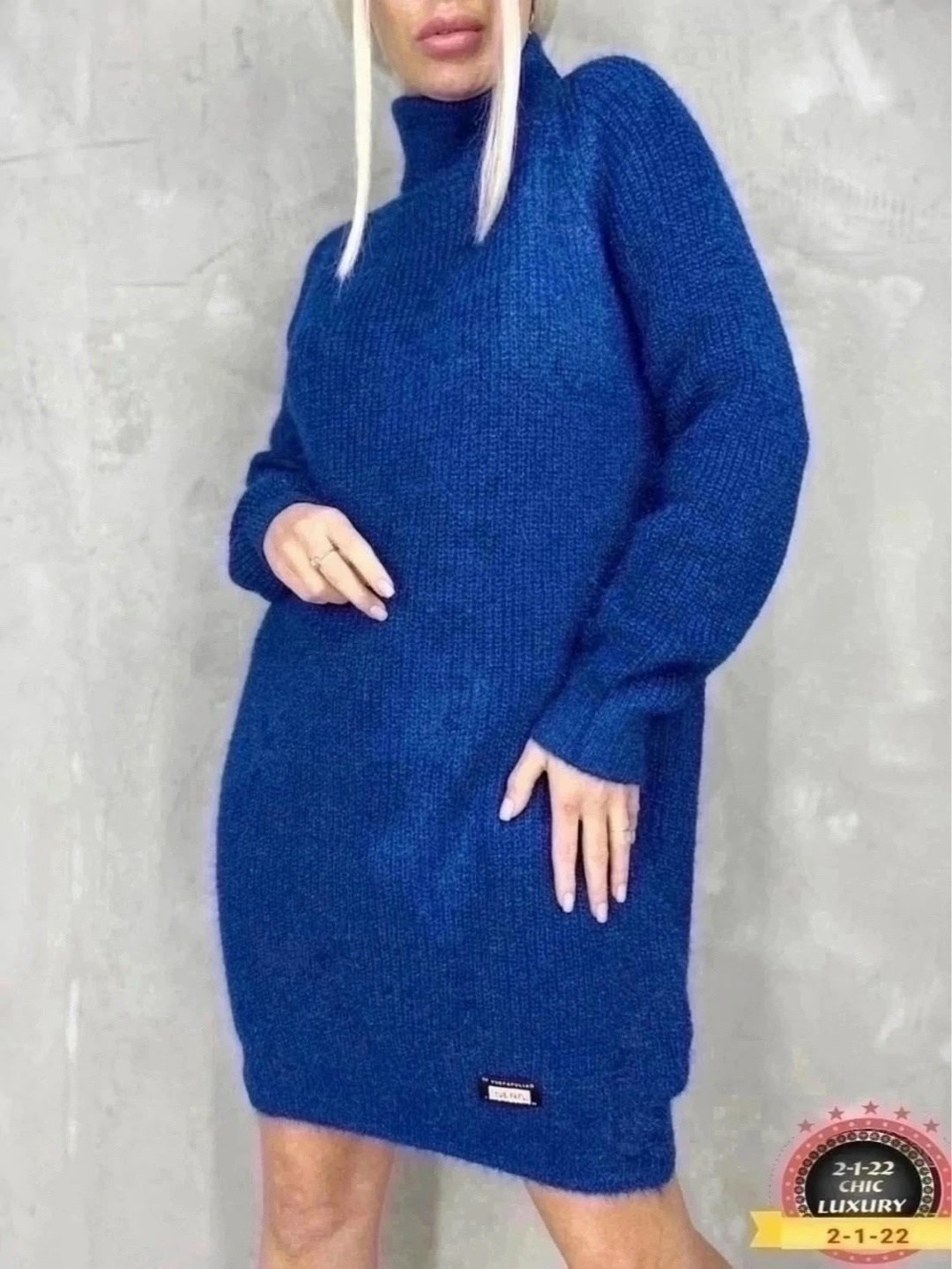 платье вязаное теплое,туника женская,платье вязаное теплое welcomefashion 201270452,женское вязаное платье миди,платье вязаное теплое welcomefashion цвет светло-серый