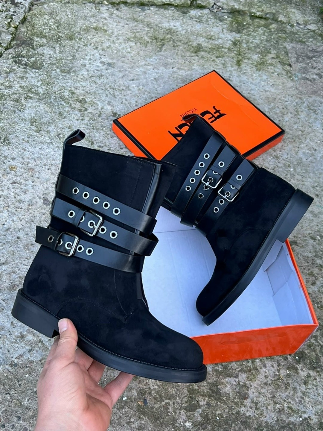 ботинки hermes,,женские ботинки, женская,hermes