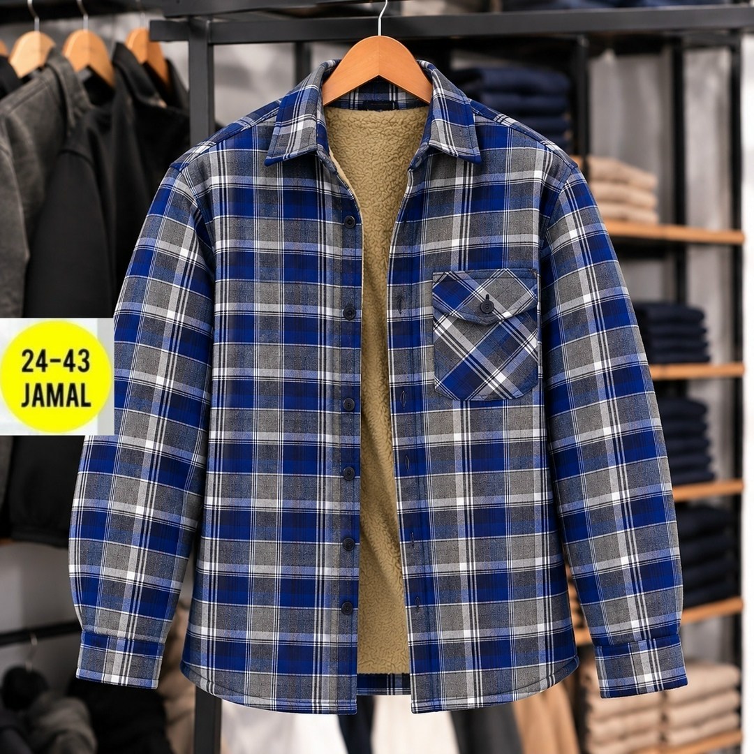 рубашка в клетку теплая h&h fashion,теплая рубашка,мужские рубашки,рубашка теплая на флисе,рубашка на флисе