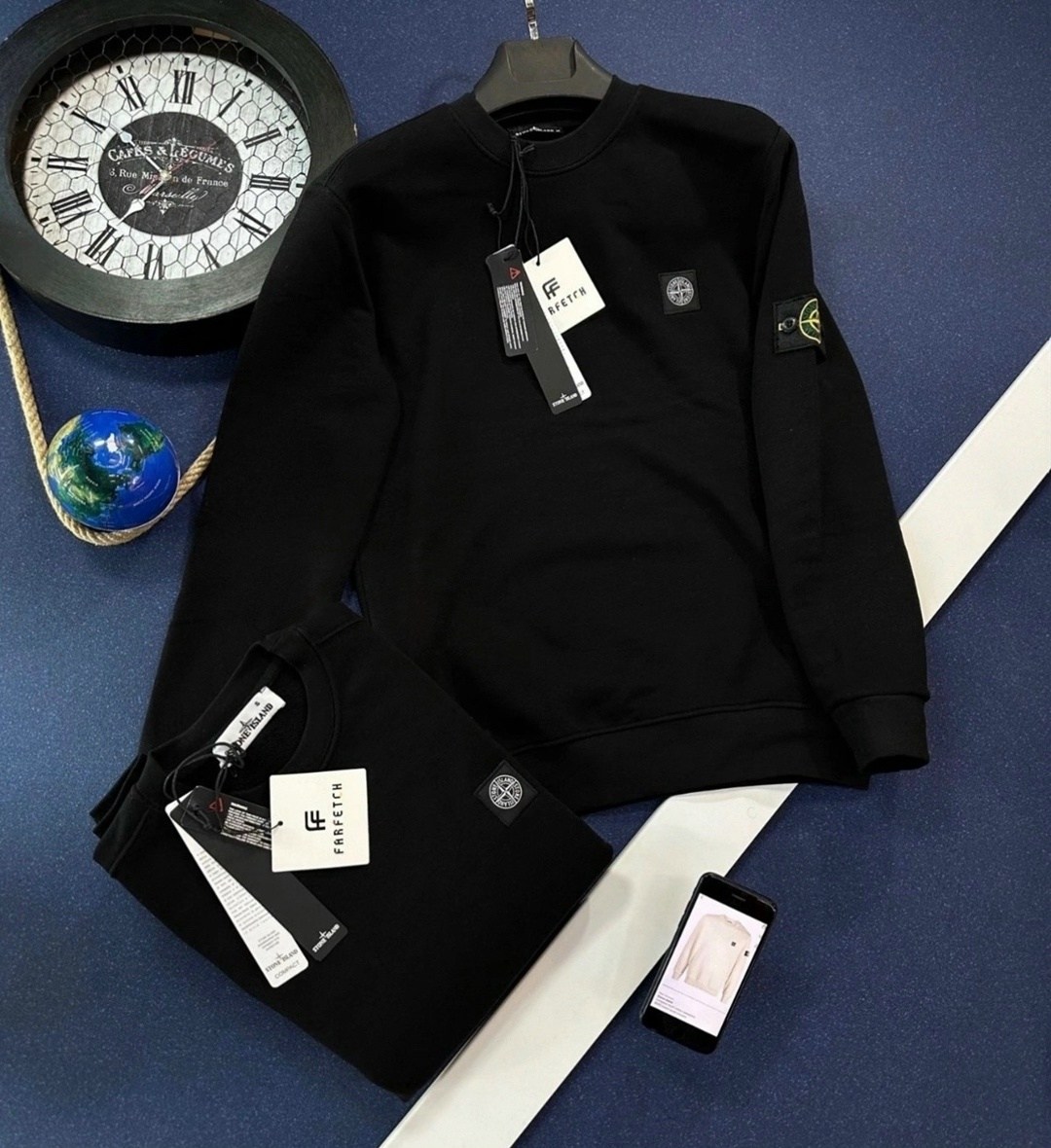 свитшот stone island,black stone island crew neck sweatshirt,свитшот stone island черный,свитшот чёрного цвета stone island compass-patch,stone island sweatshirt