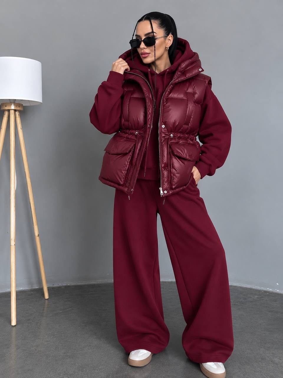miu miu женский бордовый костюм тройка,женский костюм тройка,костюм на флисе,женский костюм,спортивный костюм на флисе теплый