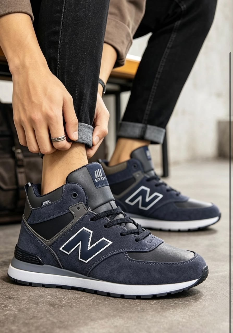 зимние кроссовки new balance 574,зимние кроссовки new balance 574 mid,кроссовки new balance 574 высокие зимние,зимние кроссовки new balance 574 mid синий,зимние кроссовки new balance