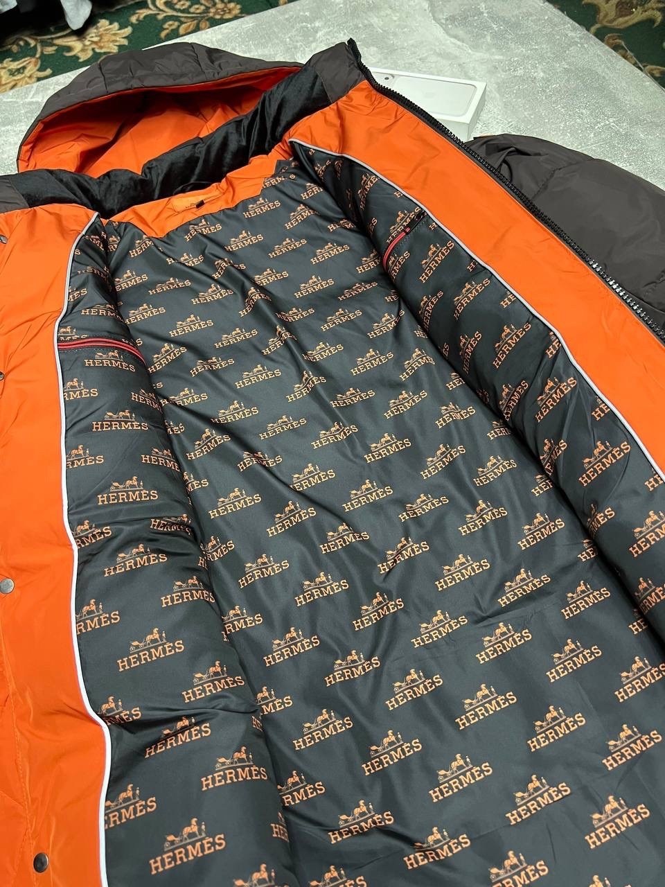 куртка hermes,куртка мужская hermes зимняя,пуховик hermes,пуховик мужской зимняя куртка hermes оригинал,зимняя куртка мужская vivacana 21007